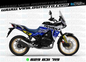 ADHESIVOS Y PEGATINAS DE VINILO HONDA TRANSALP 750 Rt003-06