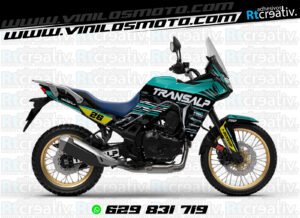 ADHESIVOS Y PEGATINAS DE VINILO HONDA TRANSALP 750 Rt003-07