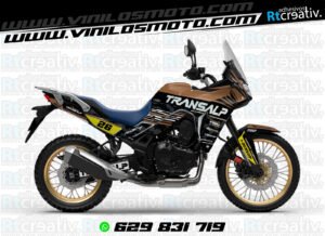 ADHESIVOS Y PEGATINAS DE VINILO HONDA TRANSALP 750 Rt003-09