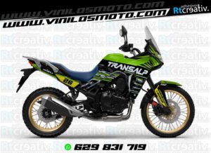 ADHESIVOS Y PEGATINAS DE VINILO HONDA TRANSALP 750 Rt003-10