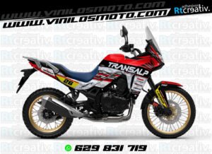 ADHESIVOS Y PEGATINAS DE VINILO HONDA TRANSALP 750 Rt003-14