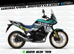 ADHESIVOS Y PEGATINAS DE VINILO HONDA TRANSALP 750 Rt003-15