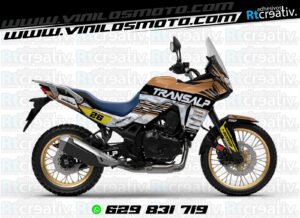 ADHESIVOS Y PEGATINAS DE VINILO HONDA TRANSALP 750 Rt003-17