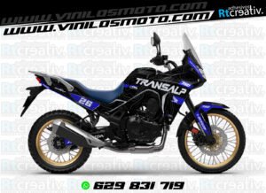ADHESIVOS Y PEGATINAS DE VINILO HONDA TRANSALP 750 Rt004-02