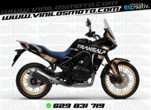 ADHESIVOS Y PEGATINAS DE VINILO HONDA TRANSALP 750 Rt004-04