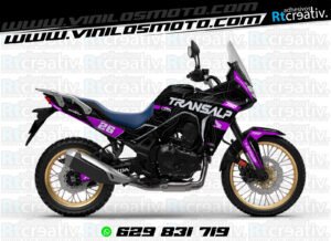 ADHESIVOS Y PEGATINAS DE VINILO HONDA TRANSALP 750 Rt004-06
