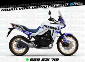 ADHESIVOS Y PEGATINAS DE VINILO HONDA TRANSALP 750 Rt004-08