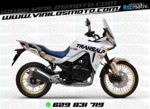 ADHESIVOS Y PEGATINAS DE VINILO HONDA TRANSALP 750 Rt004-10