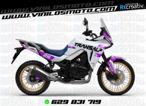 ADHESIVOS Y PEGATINAS DE VINILO HONDA TRANSALP 750 Rt004-12