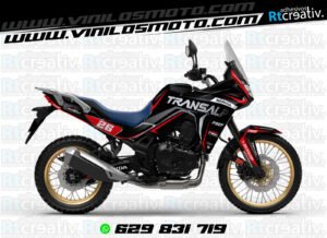 175€ - Honda Transalp | Diseño Rt005 1 ADHESIVOS Y PEGATINAS DE VINILO HONDA TRANSALP 750 Rt005-01