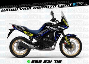 175€ - Honda Transalp | Diseño Rt005 5 ADHESIVOS Y PEGATINAS DE VINILO HONDA TRANSALP 750 Rt005-03