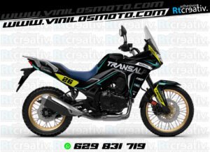 175€ - Honda Transalp | Diseño Rt005 7 ADHESIVOS Y PEGATINAS DE VINILO HONDA TRANSALP 750 Rt005-04