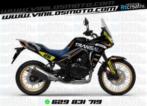 175€ - Honda Transalp | Diseño Rt005 11 ADHESIVOS Y PEGATINAS DE VINILO HONDA TRANSALP 750 Rt005-06