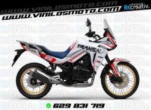 175€ - Honda Transalp | Diseño Rt005 15 ADHESIVOS Y PEGATINAS DE VINILO HONDA TRANSALP 750 Rt005-08