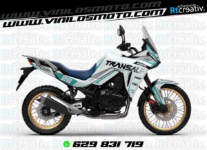 175€ - Honda Transalp | Diseño Rt005 21 ADHESIVOS Y PEGATINAS DE VINILO HONDA TRANSALP 750 Rt005-11