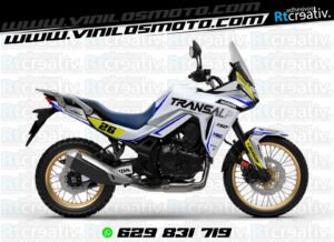 175€ - Honda Transalp | Diseño Rt005 23 ADHESIVOS Y PEGATINAS DE VINILO HONDA TRANSALP 750 Rt005-12