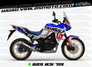 ADHESIVOS Y PEGATINAS DE VINILO HONDA TRANSALP 750 Rt006-01