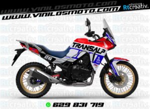 ADHESIVOS Y PEGATINAS DE VINILO HONDA TRANSALP 750 Rt006-02