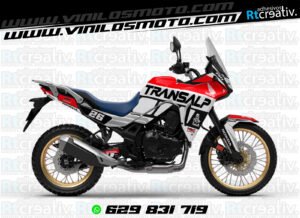 ADHESIVOS Y PEGATINAS DE VINILO HONDA TRANSALP 750 Rt006-03
