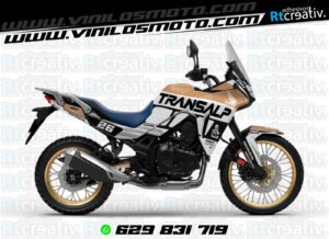 ADHESIVOS Y PEGATINAS DE VINILO HONDA TRANSALP 750 Rt006-04