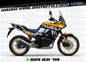 ADHESIVOS Y PEGATINAS DE VINILO HONDA TRANSALP 750 Rt006-08