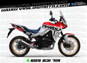 ADHESIVOS Y PEGATINAS DE VINILO HONDA TRANSALP 750 Rt006-09