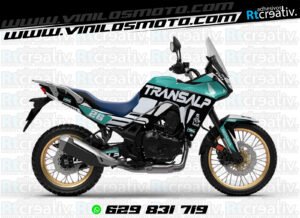 ADHESIVOS Y PEGATINAS DE VINILO HONDA TRANSALP 750 Rt006-10