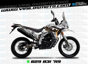 175€ - Voge 300 Rally | Diseño Rt010 17 ADHESIVOS Y PEGATINAS DE VINILO VOGE 300 RALLY Rt010-09