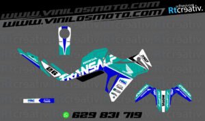 175€ - Honda Transalp | Diseño Rt001 6 ADHESIVOS Y PEGATINAS DE VINILO HONDA TRANSALP 750 Rt001-03