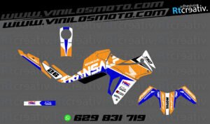 175€ - Honda Transalp | Diseño Rt001 8 ADHESIVOS Y PEGATINAS DE VINILO HONDA TRANSALP 750 Rt001-04