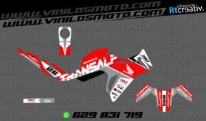 175€ - Honda Transalp | Diseño Rt001 10 ADHESIVOS Y PEGATINAS DE VINILO HONDA TRANSALP 750 Rt001-05