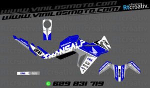 175€ - Honda Transalp | Diseño Rt001 12 ADHESIVOS Y PEGATINAS DE VINILO HONDA TRANSALP 750 Rt001-06