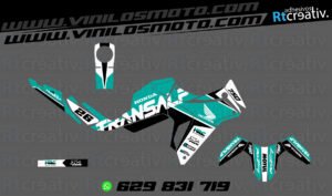 175€ - Honda Transalp | Diseño Rt001 16 ADHESIVOS Y PEGATINAS DE VINILO HONDA TRANSALP 750 Rt001-08