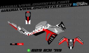 175€ - Honda Transalp | Diseño Rt001 26 ADHESIVOS Y PEGATINAS DE VINILO HONDA TRANSALP 750 Rt001-13
