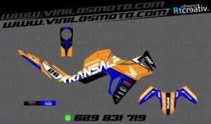175€ - Honda Transalp | Diseño Rt001 30 ADHESIVOS Y PEGATINAS DE VINILO HONDA TRANSALP 750 Rt001-15