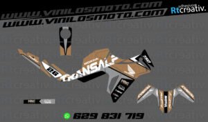 175€ - Honda Transalp | Diseño Rt001 36 ADHESIVOS Y PEGATINAS DE VINILO HONDA TRANSALP 750 Rt001-18
