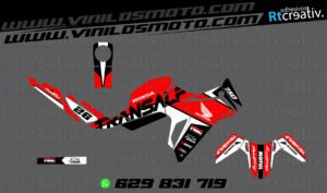 175€ - Honda Transalp | Diseño Rt001 46 ADHESIVOS Y PEGATINAS DE VINILO HONDA TRANSALP 750 Rt001-22