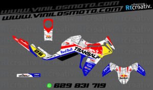 ADHESIVOS Y PEGATINAS DE VINILO HONDA TRANSALP 750 Rt002-02