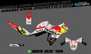ADHESIVOS Y PEGATINAS DE VINILO HONDA TRANSALP 750 Rt002-03