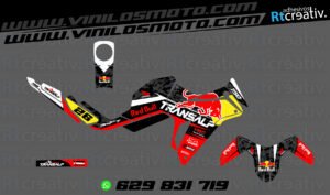 ADHESIVOS Y PEGATINAS DE VINILO HONDA TRANSALP 750 Rt002-07