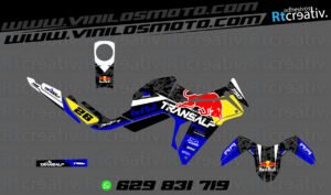 ADHESIVOS Y PEGATINAS DE VINILO HONDA TRANSALP 750 Rt002-08