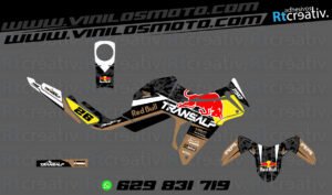 ADHESIVOS Y PEGATINAS DE VINILO HONDA TRANSALP 750 Rt002-09
