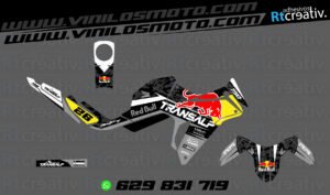 ADHESIVOS Y PEGATINAS DE VINILO HONDA TRANSALP 750 Rt002-10