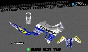 ADHESIVOS Y PEGATINAS DE VINILO HONDA TRANSALP 750 Rt003-05