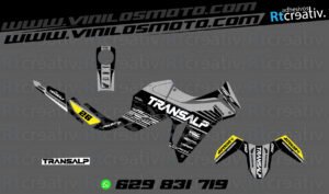 ADHESIVOS Y PEGATINAS DE VINILO HONDA TRANSALP 750 Rt003-11