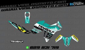 ADHESIVOS Y PEGATINAS DE VINILO HONDA TRANSALP 750 Rt003-13