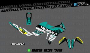 ADHESIVOS Y PEGATINAS DE VINILO HONDA TRANSALP 750 Rt003-15