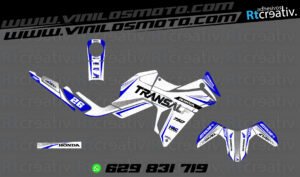 175€ - Honda Transalp | Diseño Rt005 20 ADHESIVOS Y PEGATINAS DE VINILO HONDA TRANSALP 750 Rt005-10