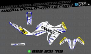 175€ - Honda Transalp | Diseño Rt005 24 ADHESIVOS Y PEGATINAS DE VINILO HONDA TRANSALP 750 Rt005-12