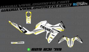 175€ - Honda Transalp | Diseño Rt005 28 ADHESIVOS Y PEGATINAS DE VINILO HONDA TRANSALP 750 Rt005-14